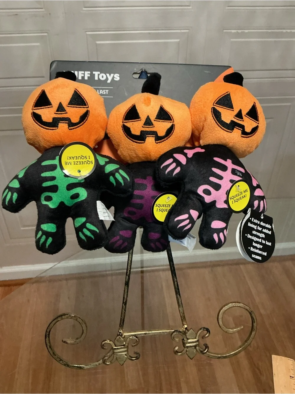 Jmle Tuff  Toys Designed Set of 3 To Last  Halloween 🎃 Toy with Squeaker